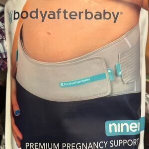 Body After Baby Gray and Blue Pregnancy Support Belt
